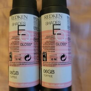 Redken Shades EQ Gloss 06GB Toffee Lot of 2 - Each are 2 oz